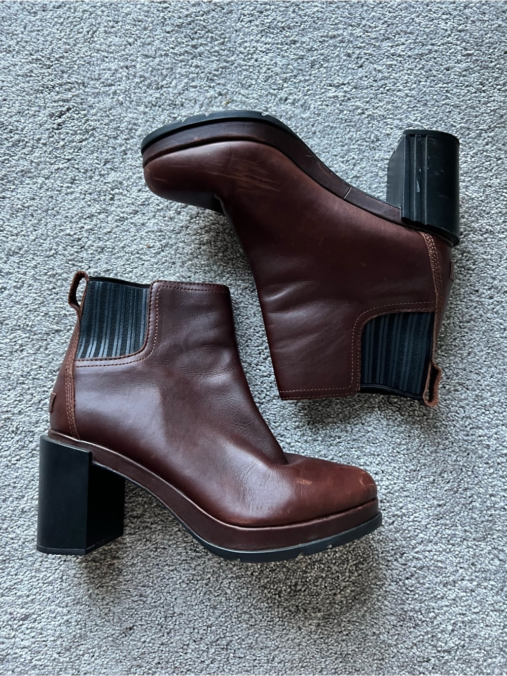 Sorel Blake Leather Lug Sole Chelsea Boots